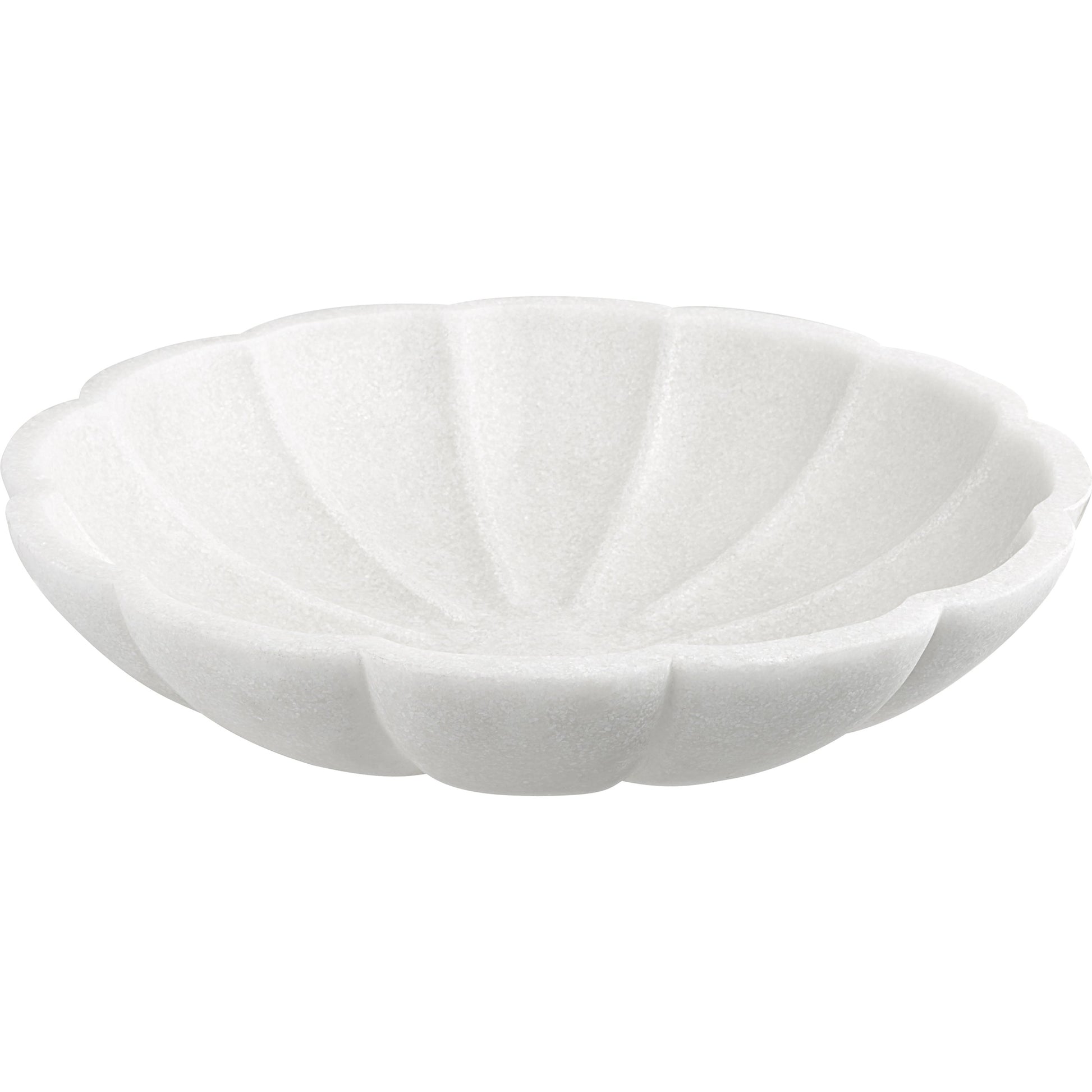 Petal Bowl by Uttermost in ivory. Made from ricestone in a coastal style.
