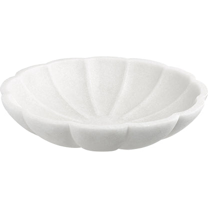 Petal Bowl by Uttermost in ivory. Made from ricestone in a coastal style.