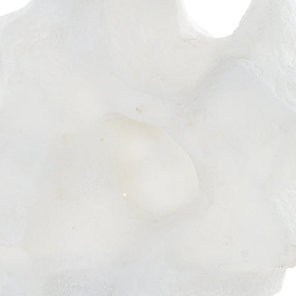 Remnant Sculptures by Uttermost in white. Made from man-made stone, crystal in a modern style.