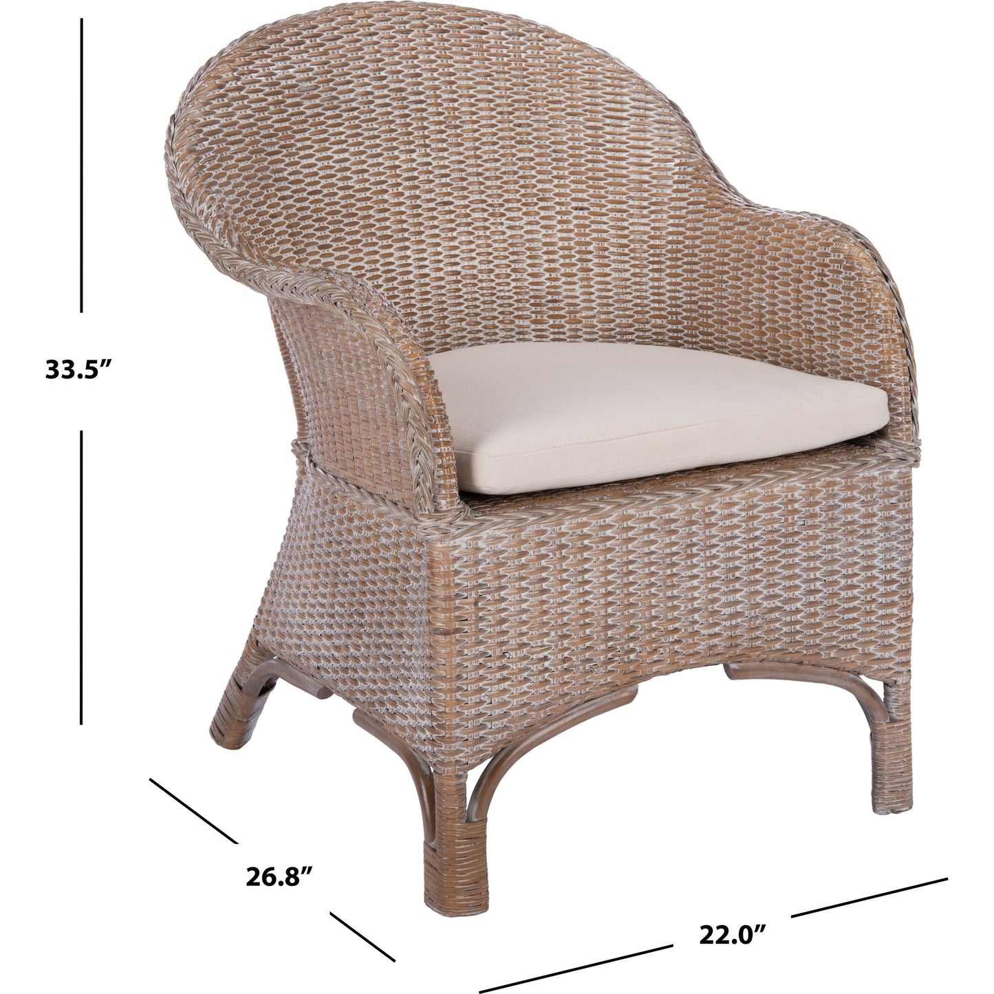 004 SR-866930 | Additional Silo | Wildcat Accent Chair by HedgeApple Essentials in gray white wash, white. Made from unique in a coastal style.