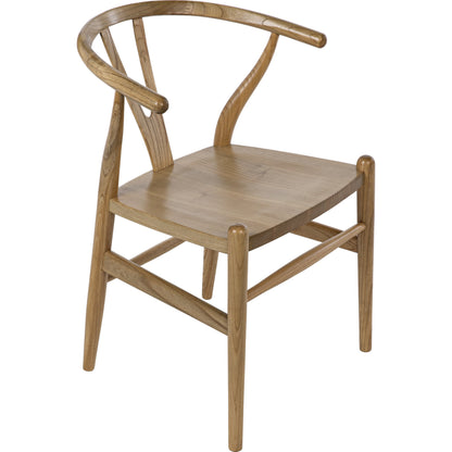 Zola Chair by Noir in natural. Made from sungkai in a modern style.