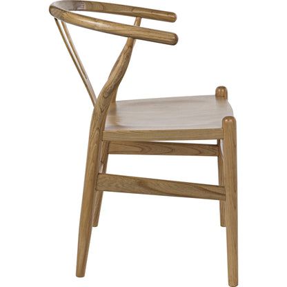 Zola Chair by Noir in natural. Made from sungkai in a modern style.