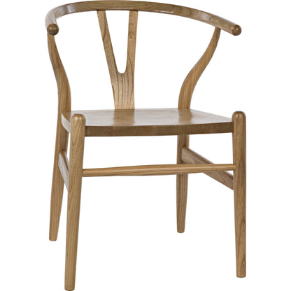 Zola Chair by Noir in natural. Made from sungkai in a modern style.