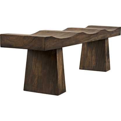 Shibumi Bench by Noir. Made from munggur in a eclectic & global style.