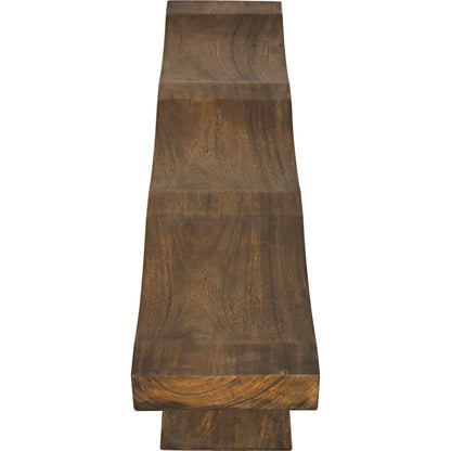 Shibumi Bench by Noir. Made from munggur in a eclectic & global style.