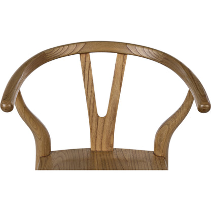 Zola Counter Stool by Noir in charcoal black. Made from sungkai in a modern style.