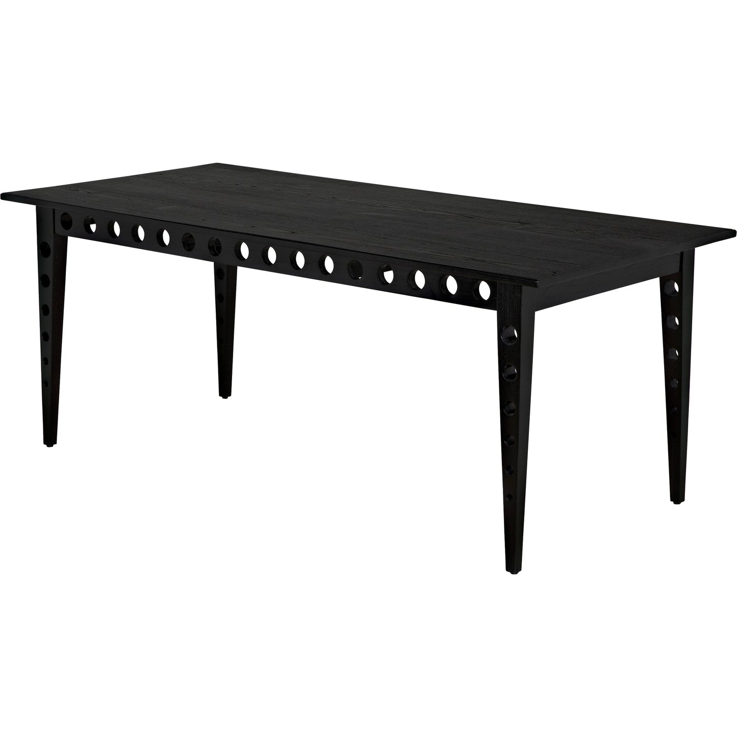 006 SI-1956979 | Additional Silo | Pericles Table by Noir in charcoal black. Made from sungkai and veneer in a modern style.