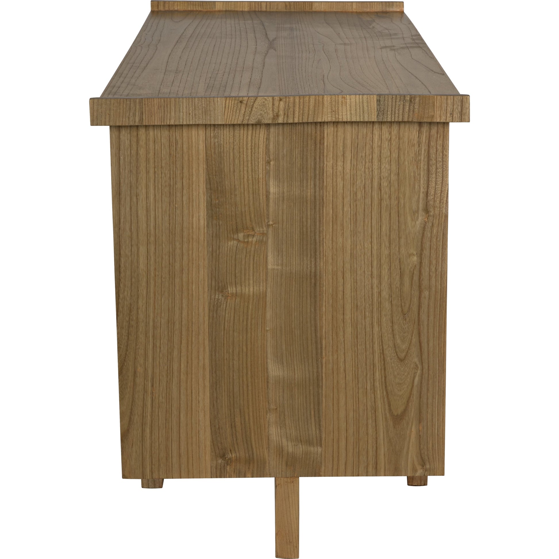 Kennedy Desk by Noir in charcoal black. Made from sungkai in a modern style.