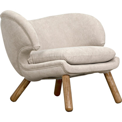 Valerie Chair by Noir. Made from sungkai and fabric in a modern style.