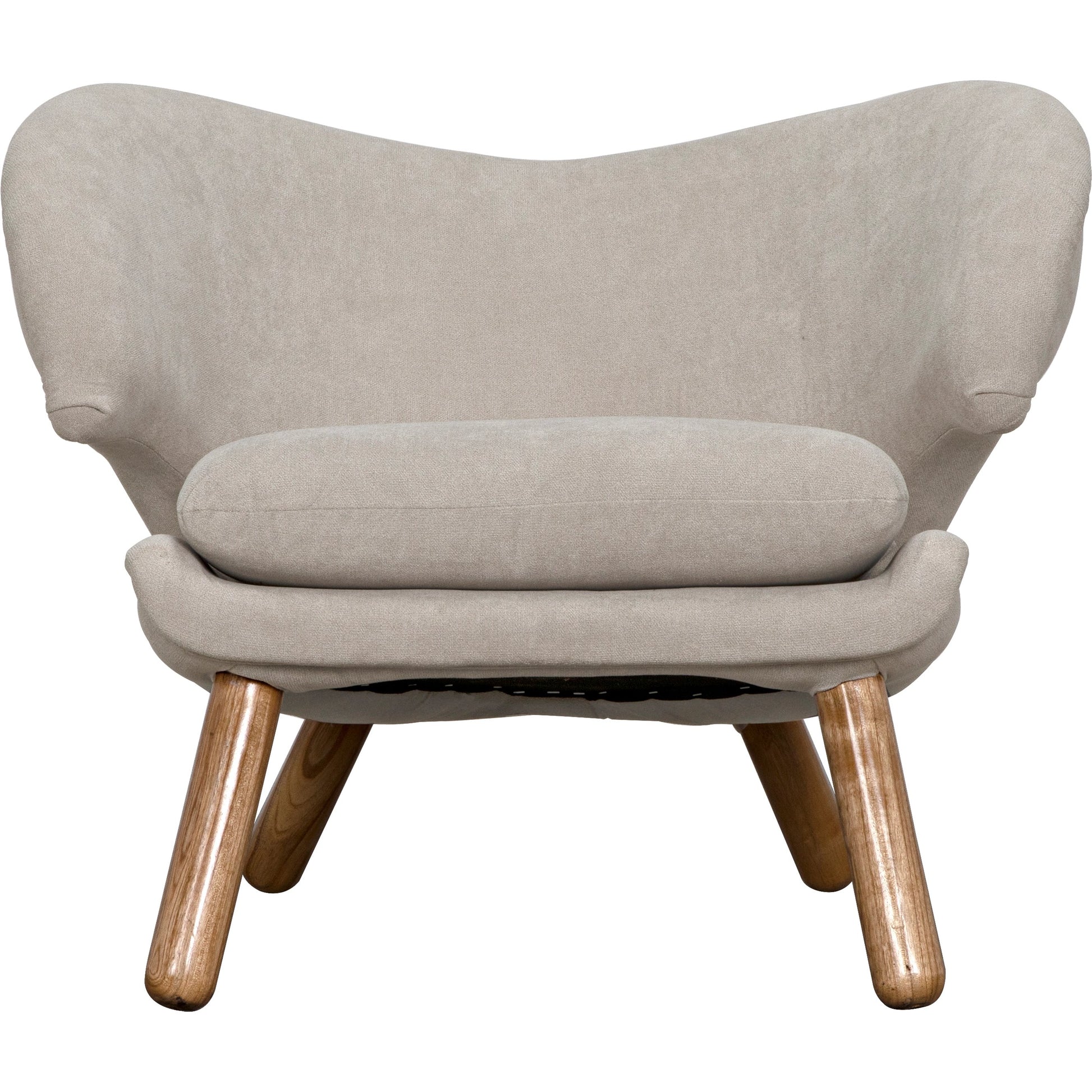 Valerie Chair by Noir. Made from sungkai and fabric in a modern style.