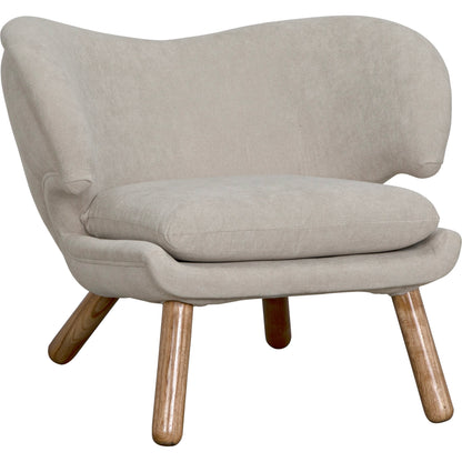 Valerie Chair by Noir. Made from sungkai and fabric in a modern style.