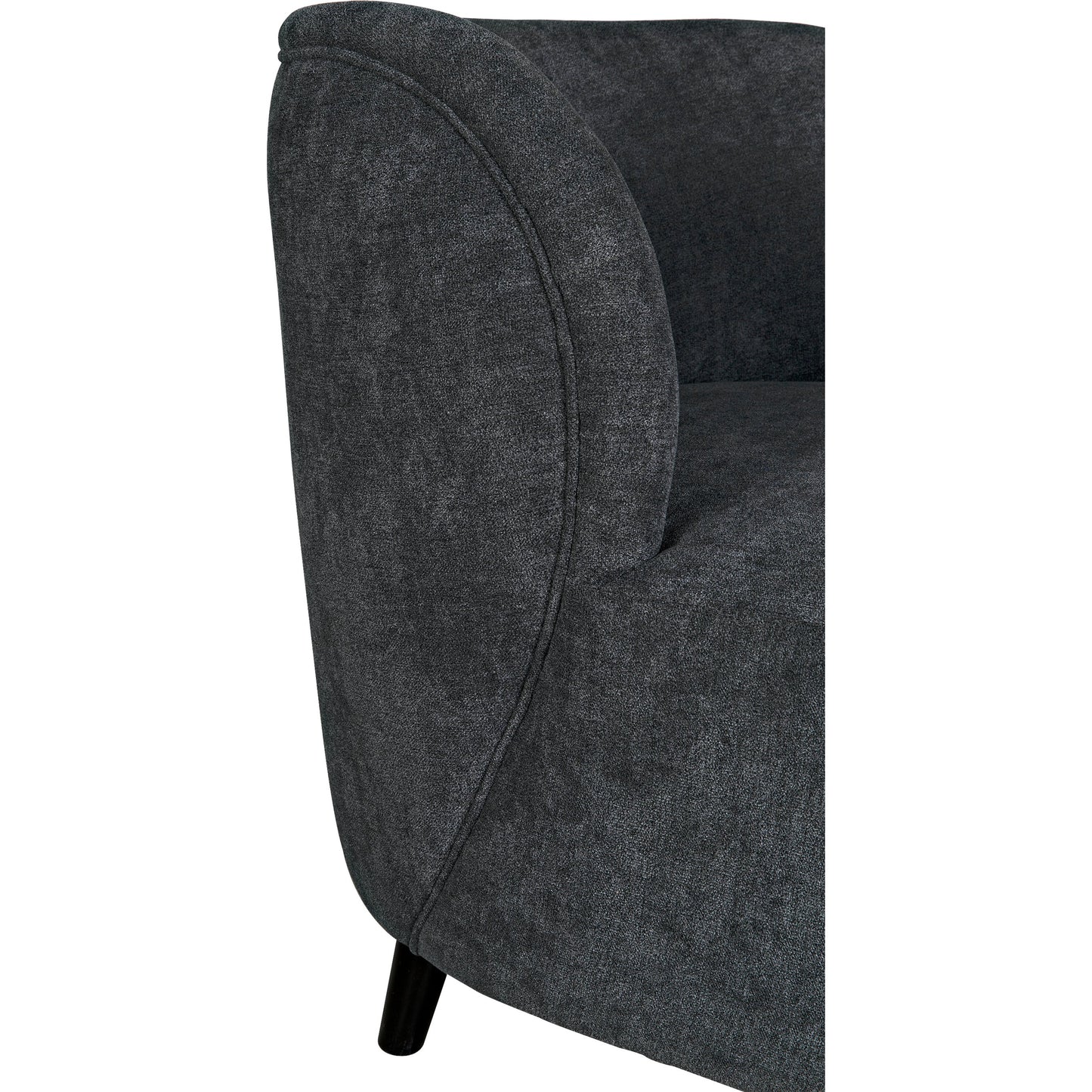 007 SI-1975478 | Closeup | Laffont Chair by Noir. Made from sungkai and fabric in a modern style.