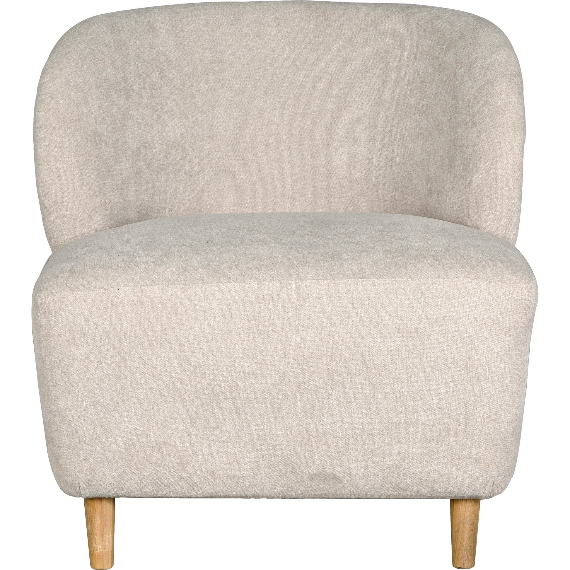 Laffont Chair by Noir. Made from sungkai and fabric in a modern style.