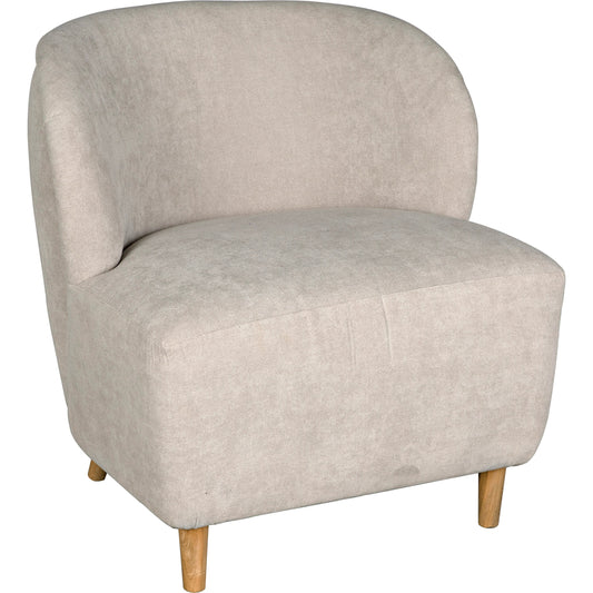Laffont Chair by Noir. Made from sungkai and fabric in a modern style.