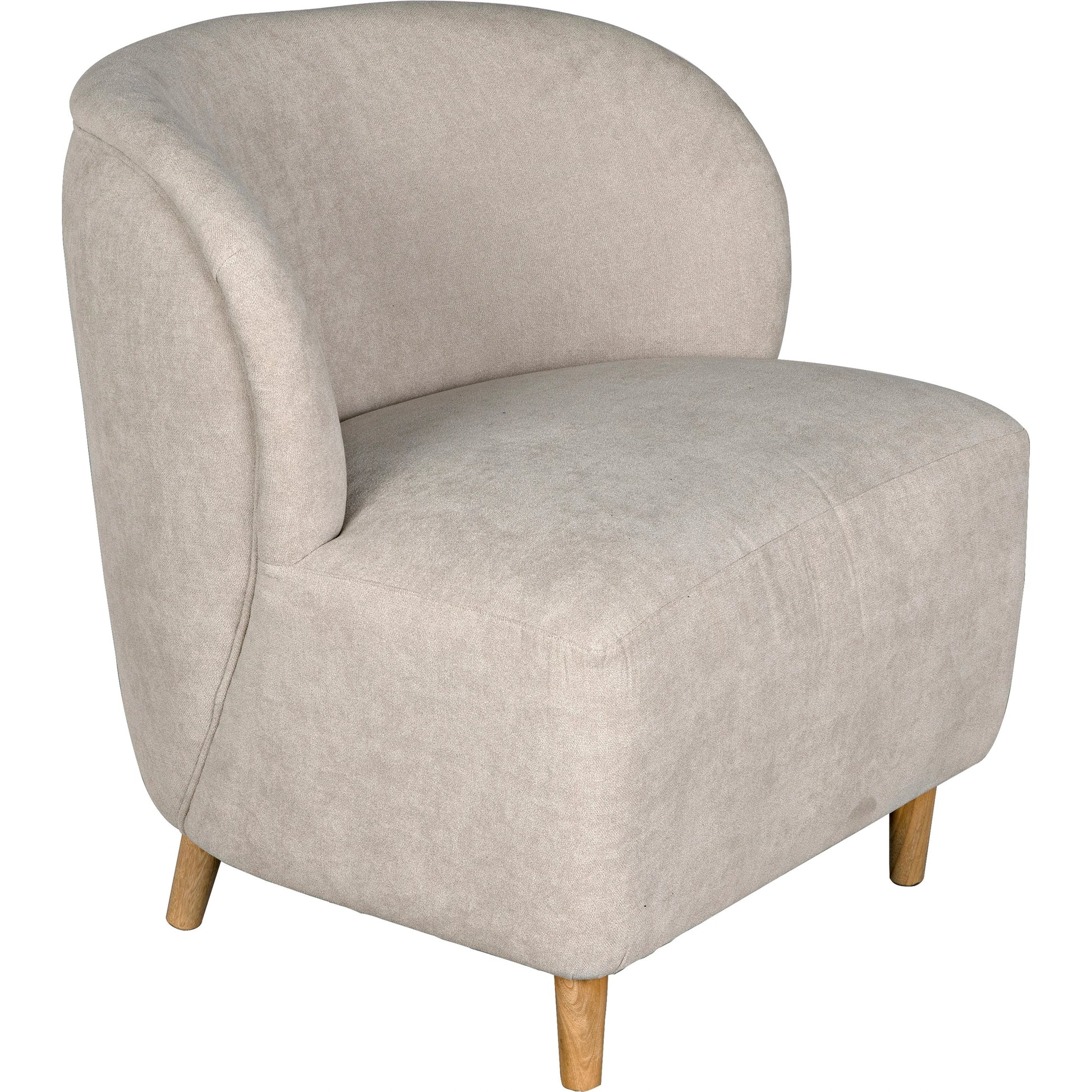 Laffont Chair by Noir. Made from sungkai and fabric in a modern style.