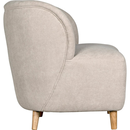 Laffont Chair by Noir. Made from sungkai and fabric in a modern style.