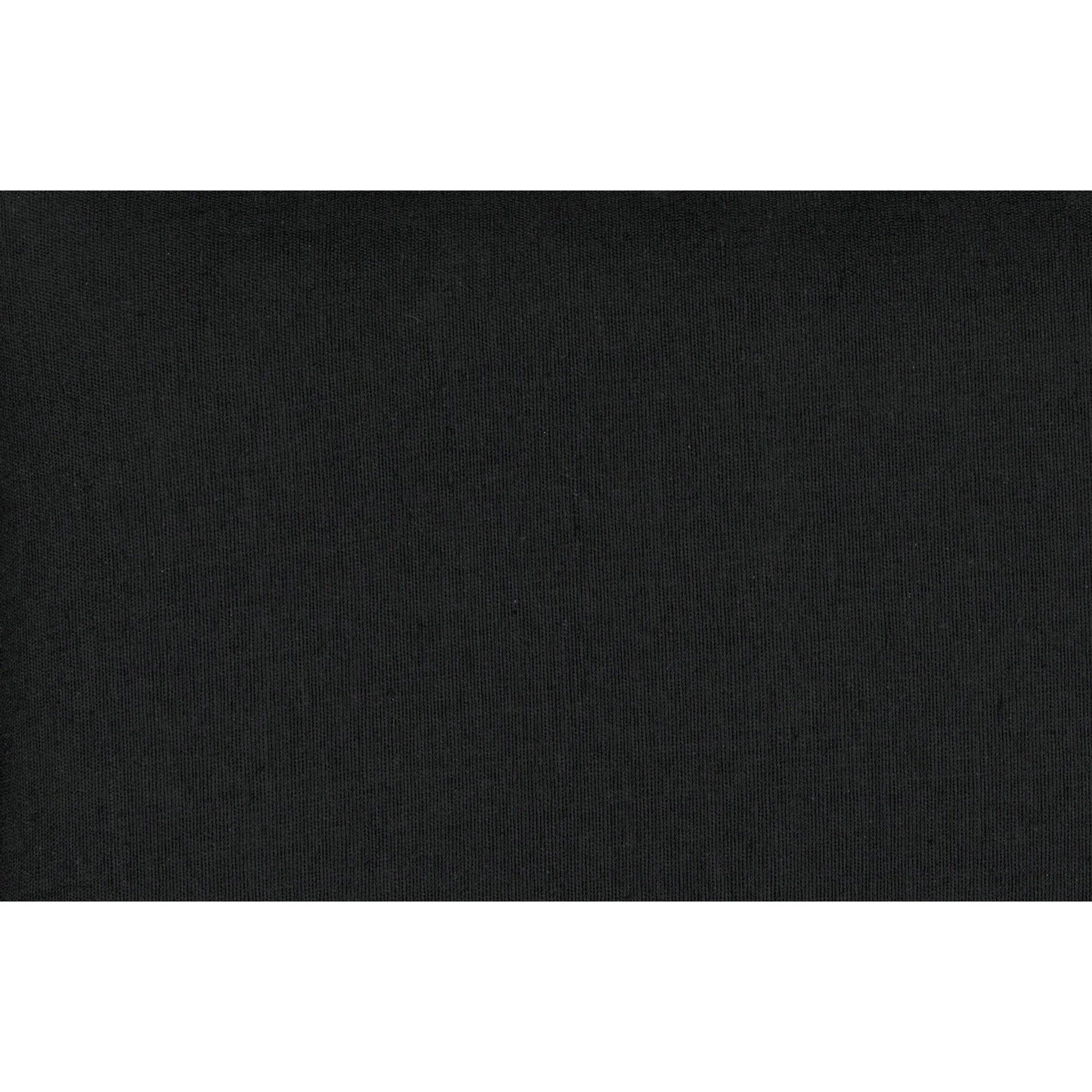 Henderson Chair by Noir in charcoal black. Made from sungkai, industrial steel and fabric in a modern style.