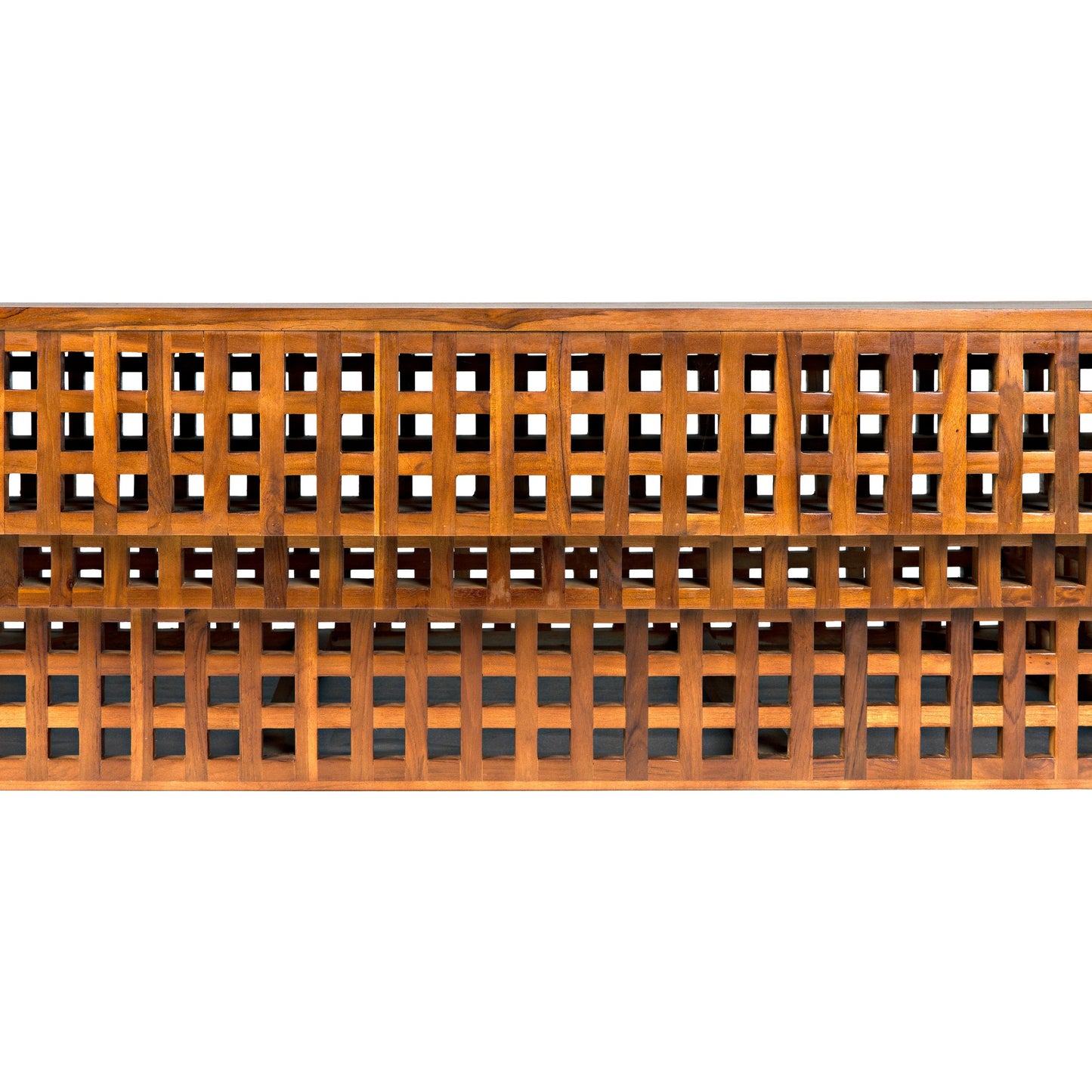 007 SI-1975456 | Closeup | Flynn Coffee Table by Noir in natural teak. Made from teak, flat clear coat in a cottage & farmhouse style.