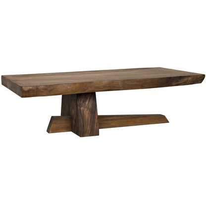Govinda Coffee Table by Noir in teak oil. Made from teak in a rustic style.