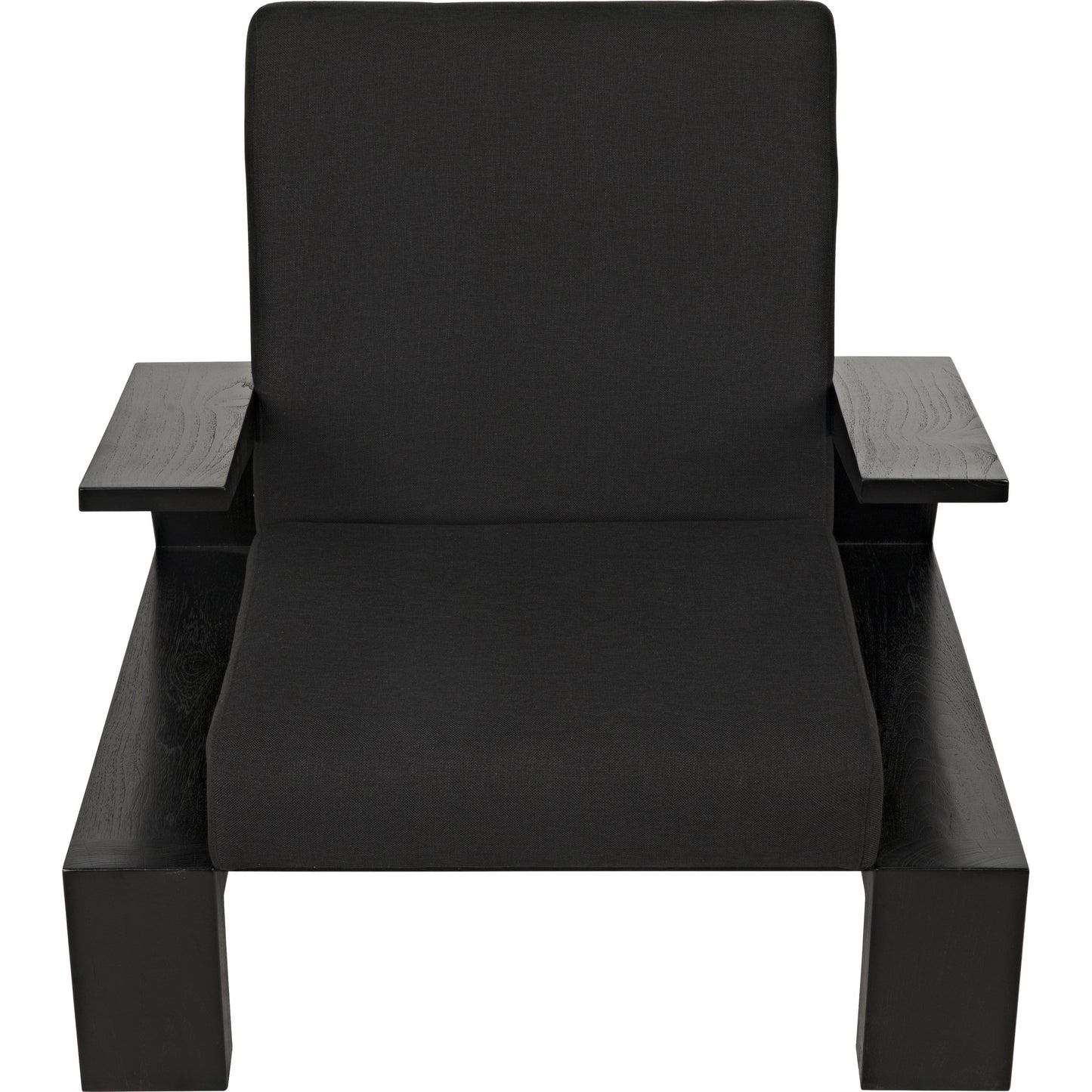 007 SR-783749 | Additional Silo | Nero Chair by Noir in charcoal black. Made from sungkai wood in a modern style.