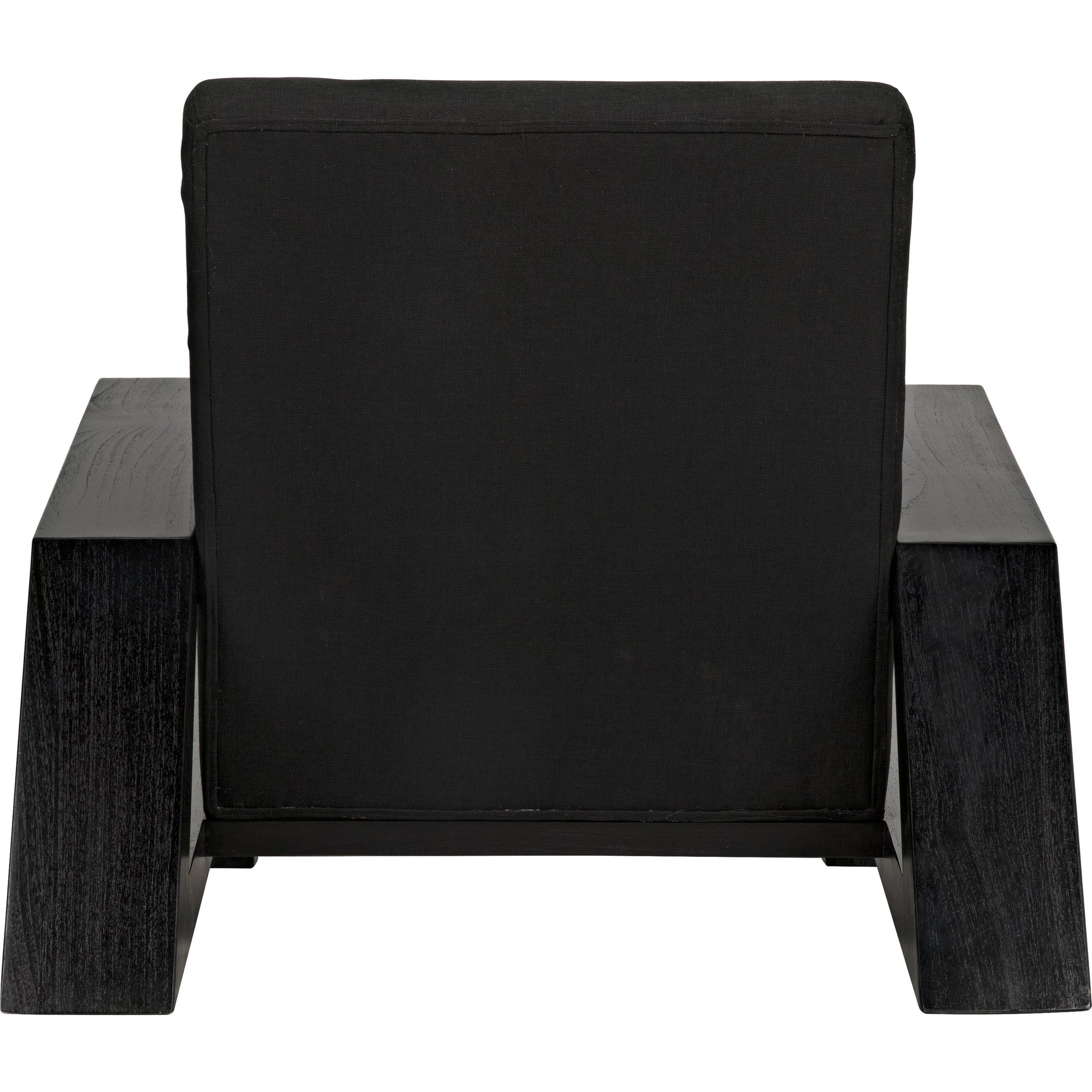 Nero Chair by Noir in charcoal black. Made from sungkai wood in a modern style.