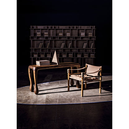 Longa Crura Console by Noir. Made from munggur wood in a eclectic & global style.