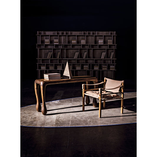 Longa Crura Console by Noir. Made from munggur wood in a eclectic & global style.