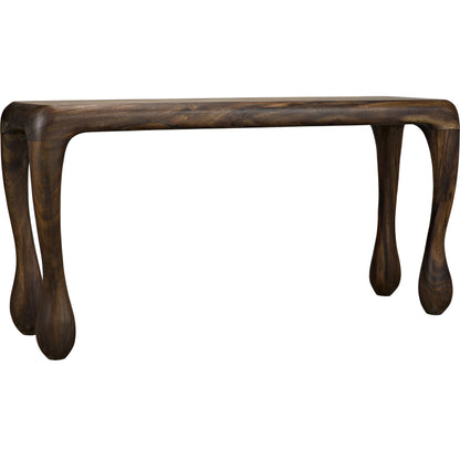 Longa Crura Console by Noir. Made from munggur wood in a eclectic & global style.