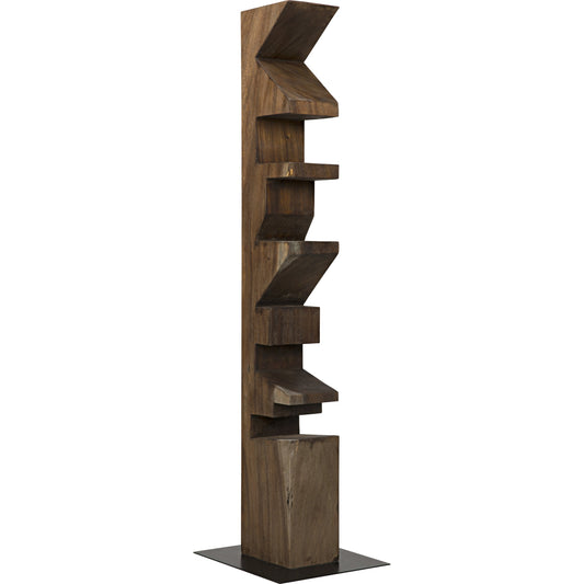 Totem Statue by Noir. Made from teak in a eclectic & global style.