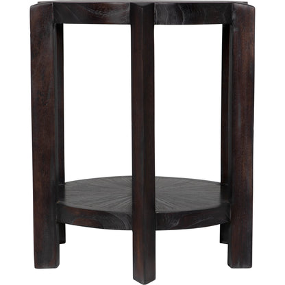 Yuhuda Small Side Table by Noir in sombre. Made from mindi in a modern style.