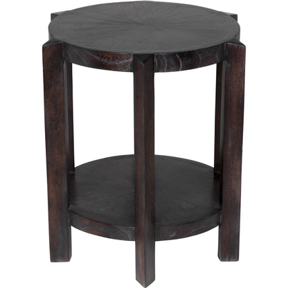 Yuhuda Small Side Table by Noir in sombre. Made from mindi in a modern style.