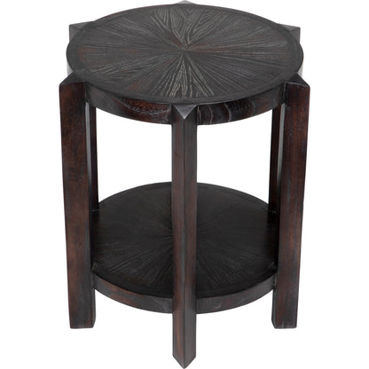 Yuhuda Small Side Table by Noir in sombre. Made from mindi in a modern style.
