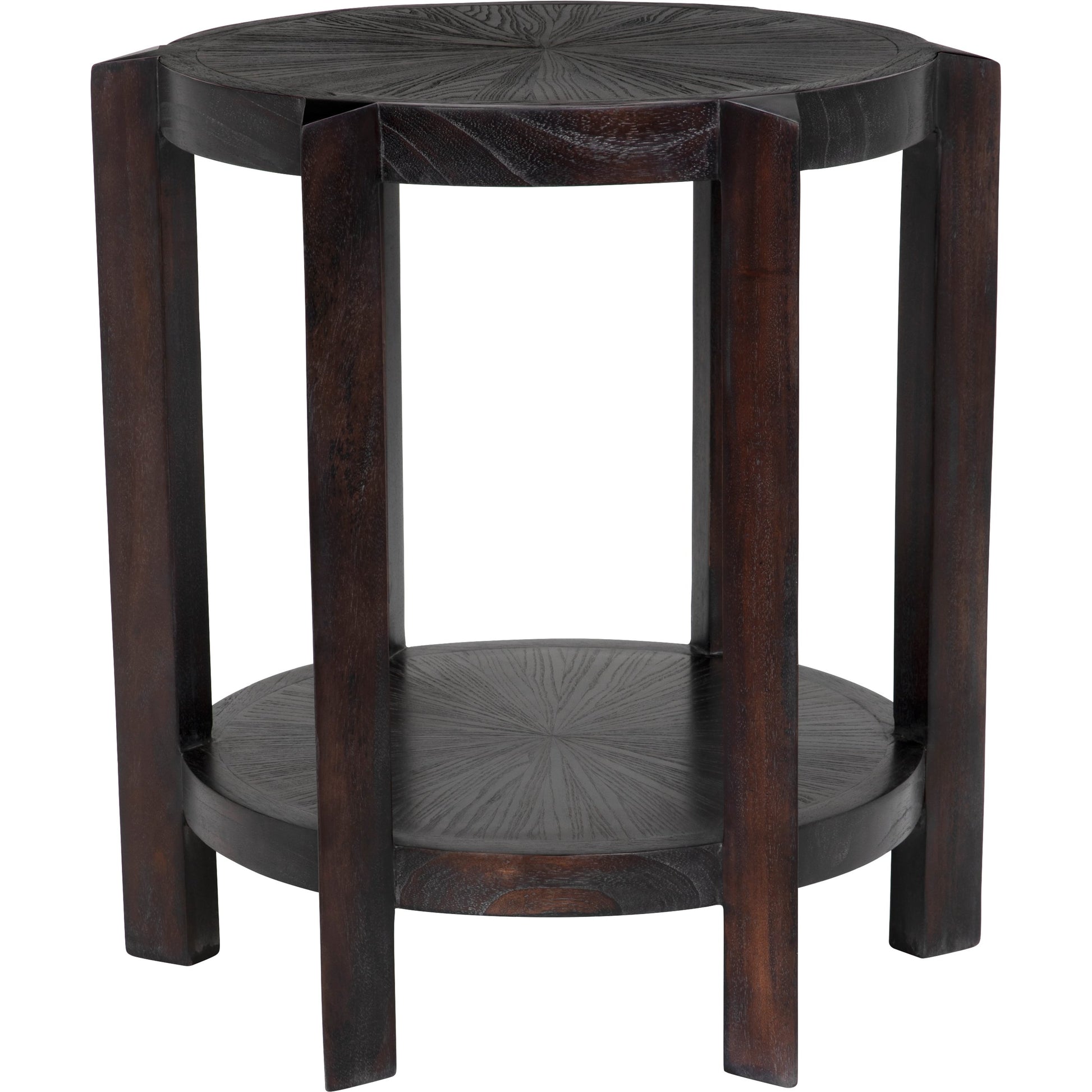 Yuhuda Small Side Table by Noir in sombre. Made from mindi in a modern style.