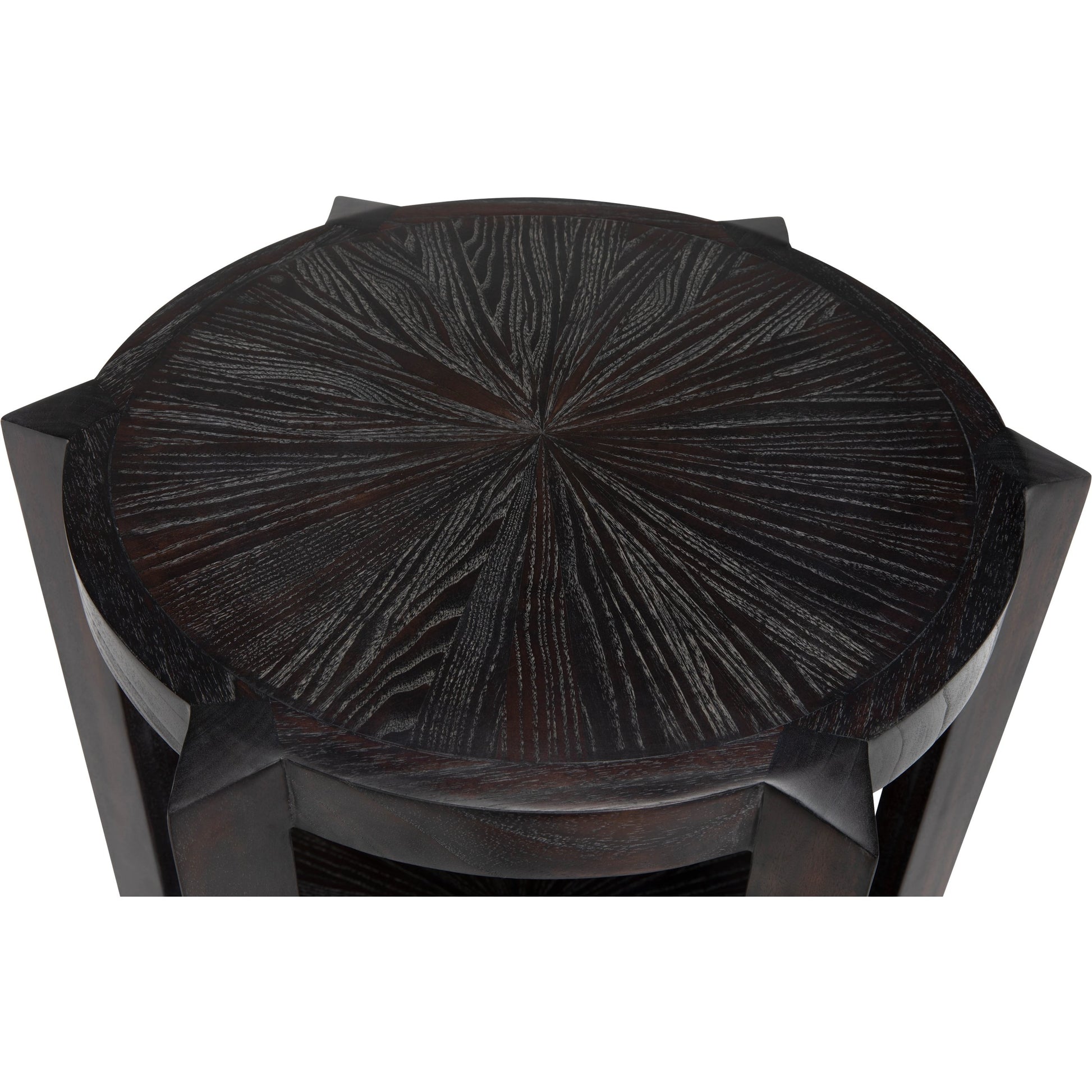 Yuhuda Small Side Table by Noir in sombre. Made from mindi in a modern style.