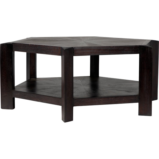 Yehuda Large Side Table by Noir in sombre. Made from mindi in a modern style.