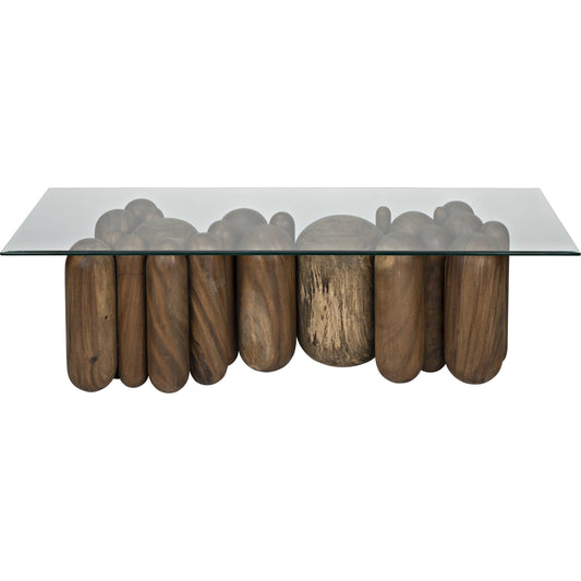 Adipem Lignum Coffee Table by Noir. Made from munggur wood in a eclectic & global style.