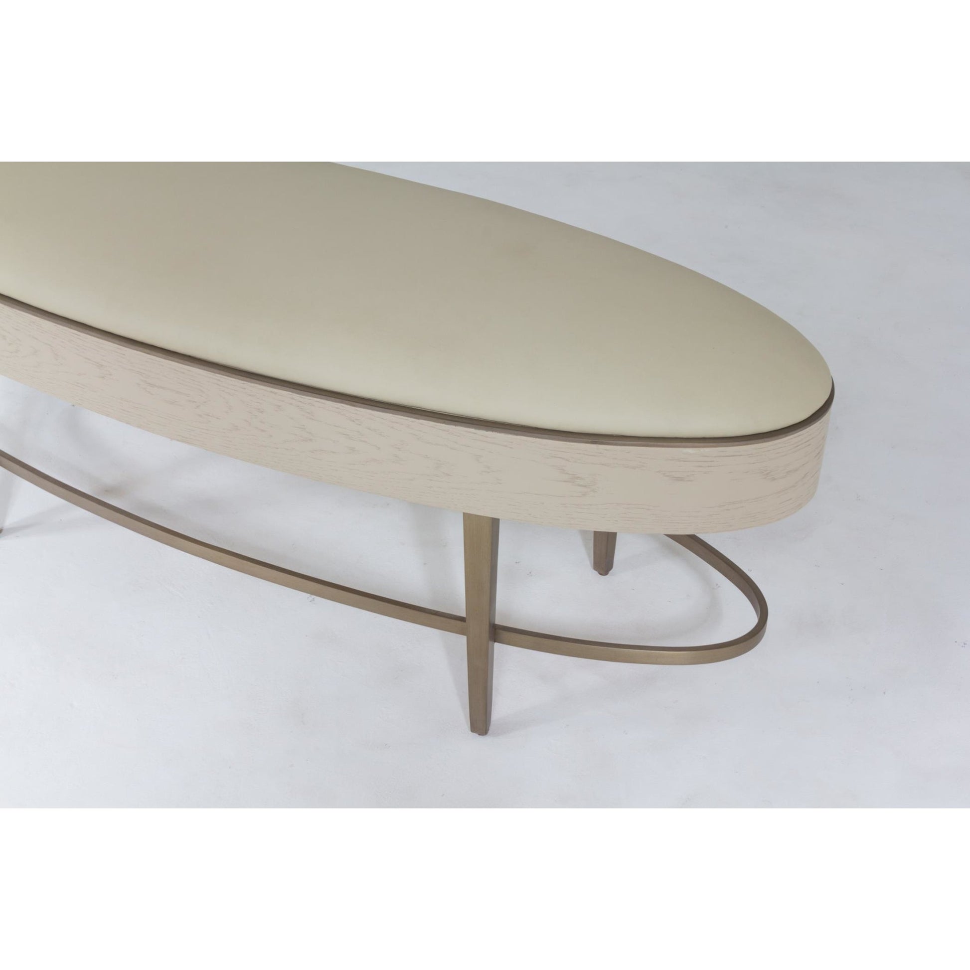 Ellipse Bench by Global Views. Made from unique in a transitional style.