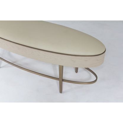 Ellipse Bench by Global Views. Made from unique in a transitional style.