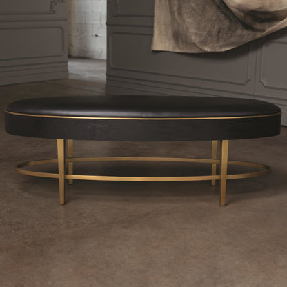 Ellipse Bench by Global Views. Made from unique in a transitional style.