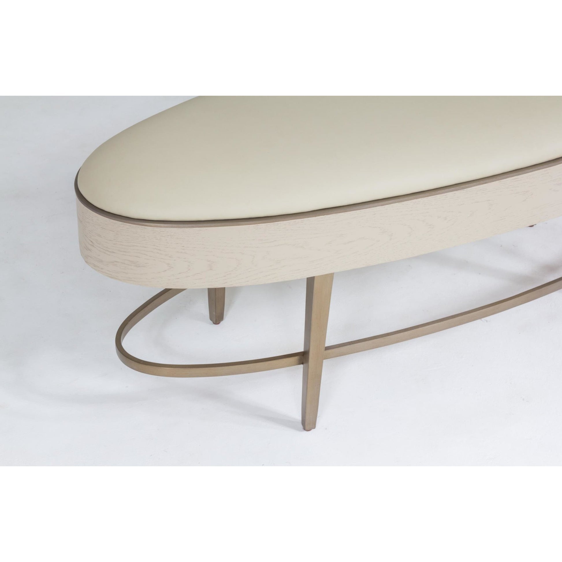 Ellipse Bench by Global Views. Made from unique in a transitional style.