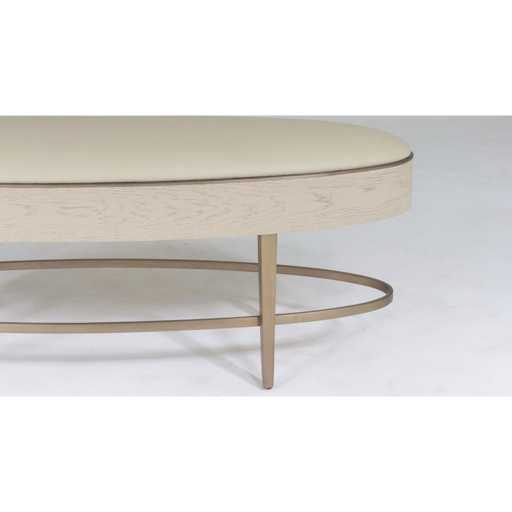 Ellipse Bench by Global Views. Made from unique in a transitional style.