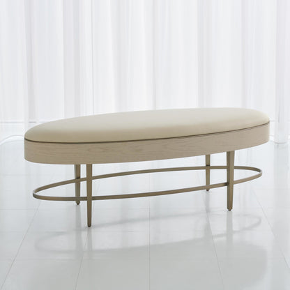 Ellipse Bench by Global Views. Made from unique in a transitional style.
