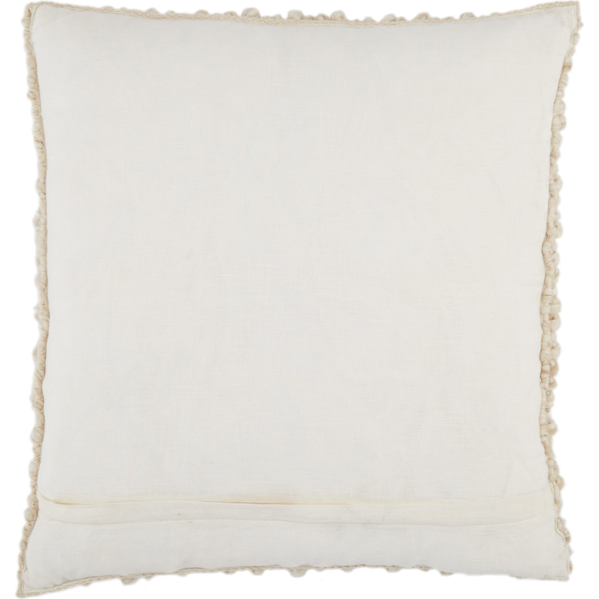 Angora AGO02 Pillow by Jaipur Living. Made from 55% wool 35% polyester 10% linen in a rustic style.