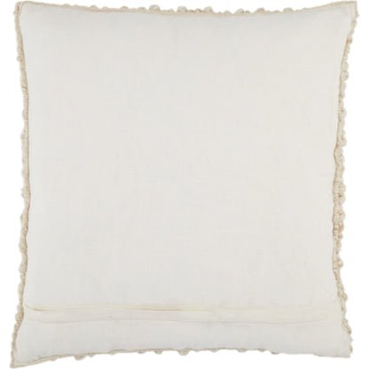 Angora AGO02 Pillow by Jaipur Living. Made from 55% wool 35% polyester 10% linen in a rustic style.