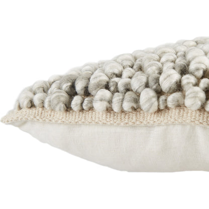 Angora AGO06 Pillow by Jaipur Living. Made from 40% wool 30% viscose 20% cotton 10% linen in a eclectic & global style.