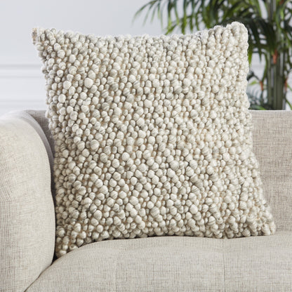 Angora AGO06 Pillow by Jaipur Living. Made from 40% wool 30% viscose 20% cotton 10% linen in a eclectic & global style.