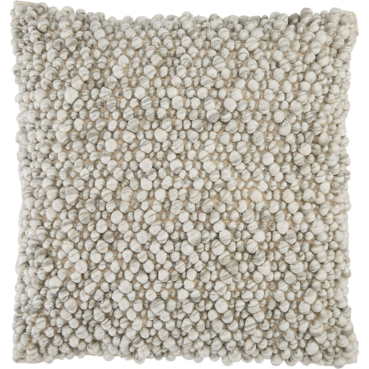 001 SR-861461,SR-861463 | Primary Silo | Angora AGO06 Pillow by Jaipur Living. Made from 40% wool 30% viscose 20% cotton 10% linen in a eclectic & global style.