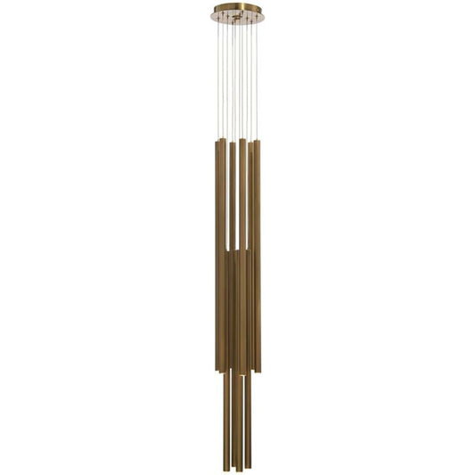 Hans Droplight Chandelier by John-Richard in brass and brass. Made from brass in a modern style.