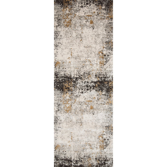Alchemy ALC-02 Rug by Loloi in granite, gold. Made from high pile: 100% polypropylene, short pile: 100% polyester in a unique style.