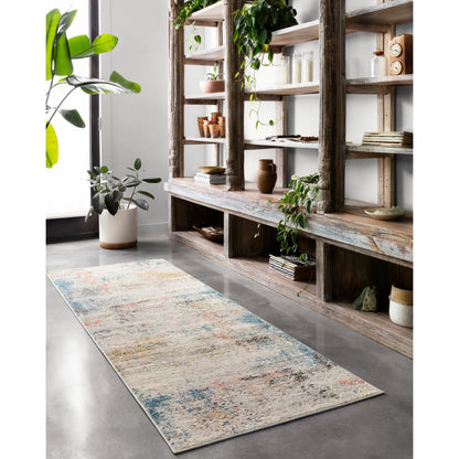 Alchemy ALC-03 Rug by Loloi in ivory, multi. Made from high pile: 100% polypropylene, short pile: 100% polyester in a unique style.